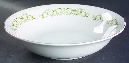Bell Flower 9" Round Vegetable Bowl