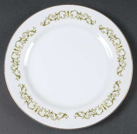 Bell Flower Luncheon Plate
