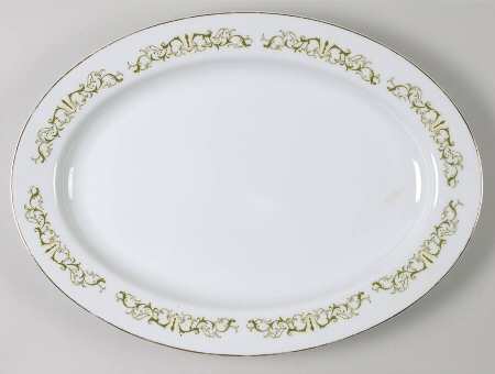 Bell Flower 16" Oval Serving Platter