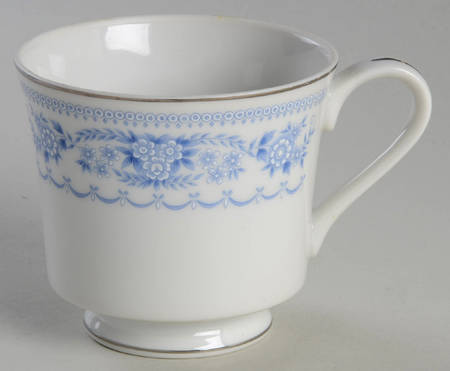 Blue Contessa Footed Cup