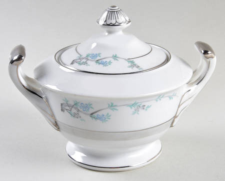 Blue Plum Sugar Bowl & Lid