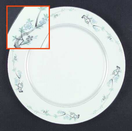 Blue Plum Dinner Plate