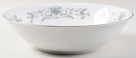 Blue Rose 9" Round Vegetable Bowl