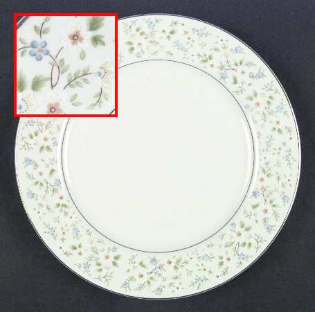 Bouquet Dinner Plate
