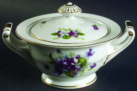 Boutonniere Sugar Bowl & Lid