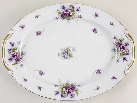 Boutonniere 14" Oval Serving Platter