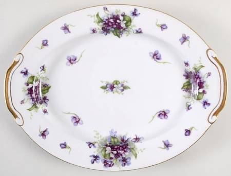 Boutonniere 11" Oval Serving Platter