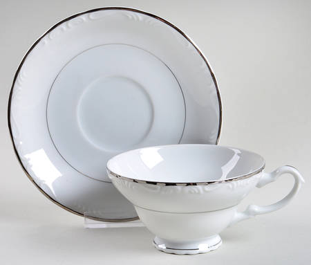 Charm Footed Cup & Saucer Set