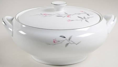 Cherry Blossom Round Covered Vegetable