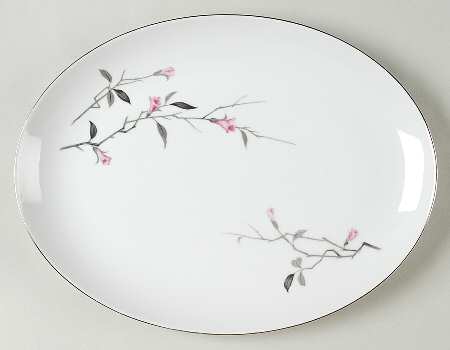 Cherry Blossom 12" Oval Serving Platter