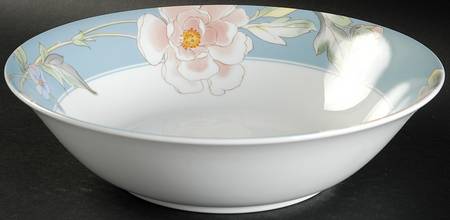 Cherish Blue 9" Round Vegetable Bowl