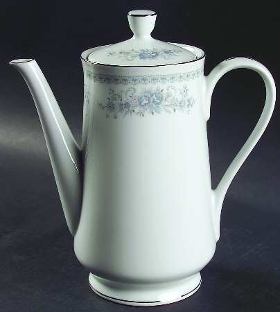 Christine (Blue Flowers) Coffee Pot & Lid