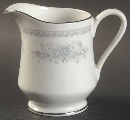 Christine (Blue Flowers) Creamer by Fine China of Japan