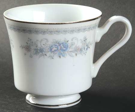 Christine (Blue Flowers) Footed Cup by Fine China of Japan
