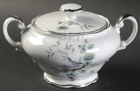 Chrysanthemum Sugar Bowl & Lid