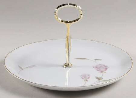 Consuelo Round Serving Plate with Center Handle (Dp) Hc