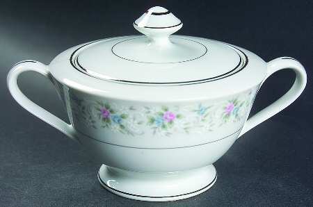 Corsage Sugar Bowl & Lid
