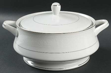 Demure Round Covered Vegetable