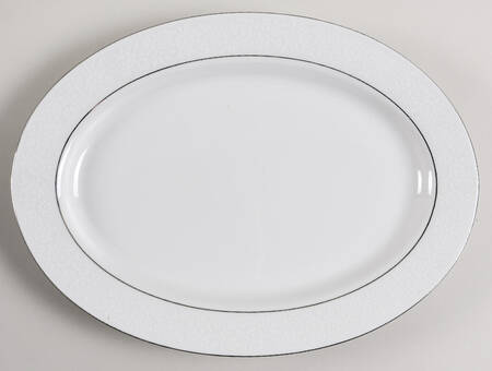 Elegant Lace 12" Oval Serving Platter