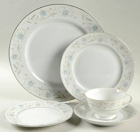 English Garden (Platinum) 5 Piece Place Setting