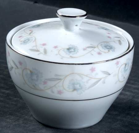 English Garden (Platinum) Sugar Bowl & Lid