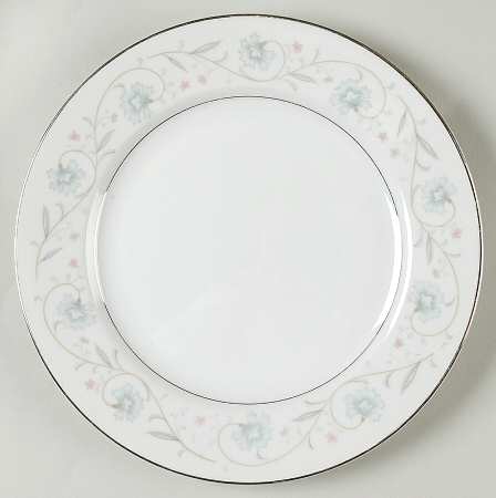 English Garden (Platinum) Luncheon Plate