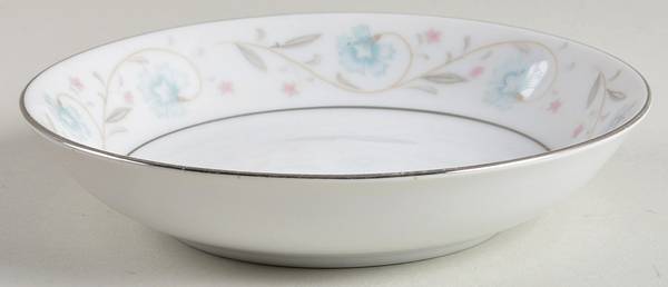 English Garden (Platinum) Fruit/Dessert (Sauce) Bowl
