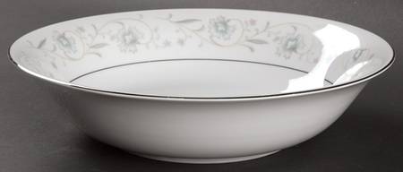 English Garden (Platinum) 9" Round Vegetable Bowl