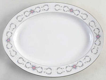Fair Lawn 14" Oval Serving Platter