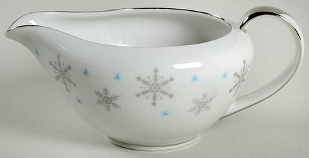 Fantasy (Gray Snowflakes) Creamer
