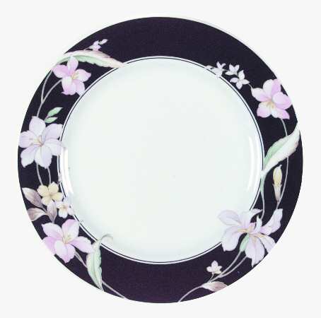 Fantasy (Black Rim) by Fine China of Japan
