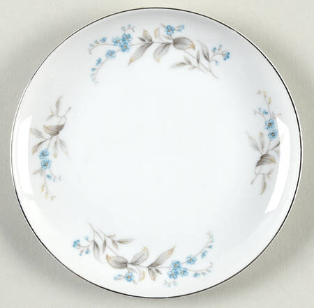 Forget Me Not Bread & Butter Plate