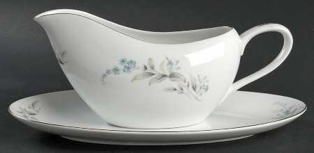 Forget Me Not Gravy Boat & Underplate