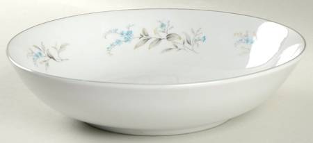 Forget Me Not 9" Round Vegetable Bowl