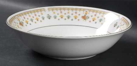 Garden Bouquet 9" Round Vegetable Bowl
