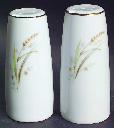Golden Harvest Salt & Pepper Set by Fine China of Japan