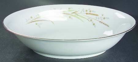 Golden Harvest 9" Oval Vegetable Bowl