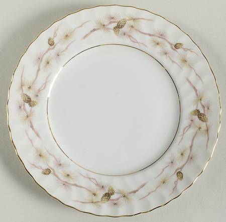 Golden Pine Salad Plate