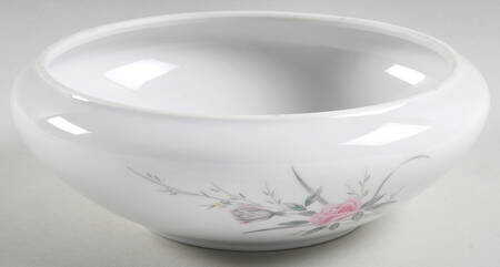 Golden Rose (Pink Roses, Msi) Round Vegetable No Lid by Fine China of Japan