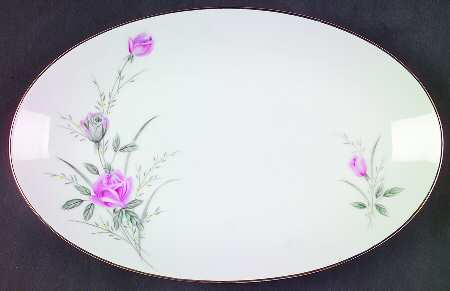 Golden Rose (Pink Roses, Msi) Relish/Gravy Underplate