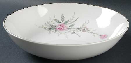 Golden Rose (Pink Roses, Msi) 9" Round Vegetable Bowl