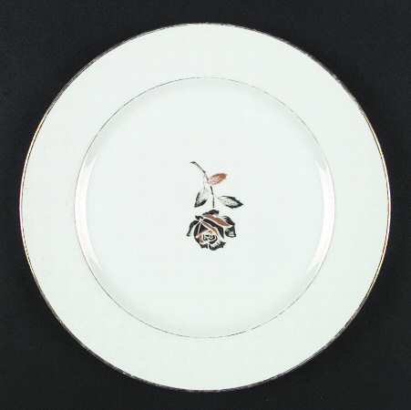 Golden Rose (Gold Rose, Hall Mark) Dinner Plate