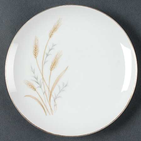 Golden Wheat Bread & Butter Plate
