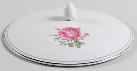 Imperial Rose Lid for Round Vegetable