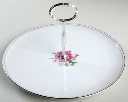 Imperial Rose Round Serving Plate with Center Handle (Dp) Hc
