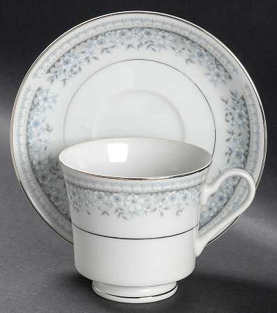 Interlude Footed Cup & Saucer Set
