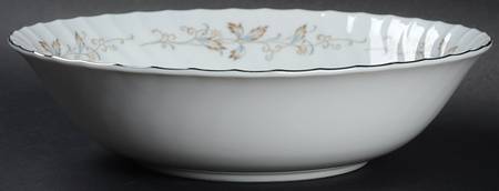 Jacqueline 9" Round Vegetable Bowl by Fine China of Japan