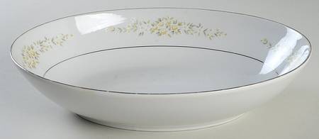 Lady Carolyn 10" Oval Vegetable Bowl