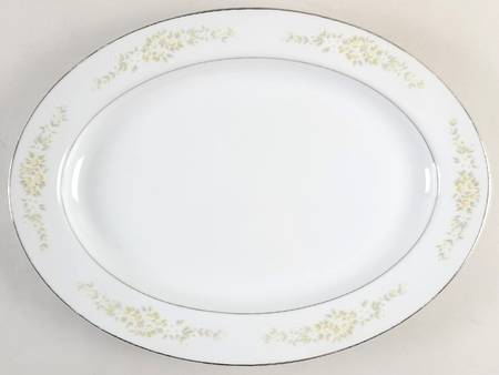 Lady Carolyn 14" Oval Serving Platter