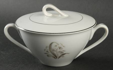Lily of The Valley Sugar Bowl & Lid